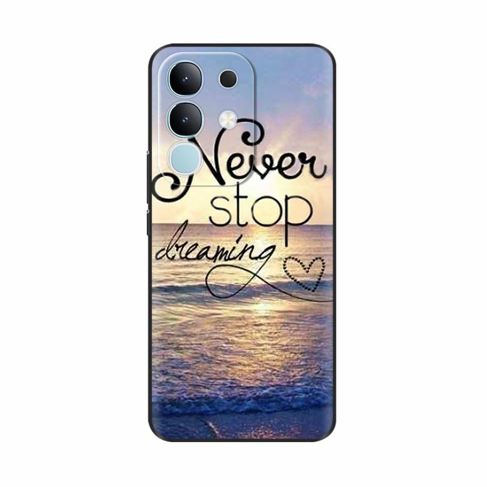 Чехол-крышка для Vivo Y29 4G 2025 Милые Цветы Мягкий Силикон Capa Чехлы для Телефона Для Vivo Y29 4G Чехол Мультяшные Ударопрочные Сумки Coque