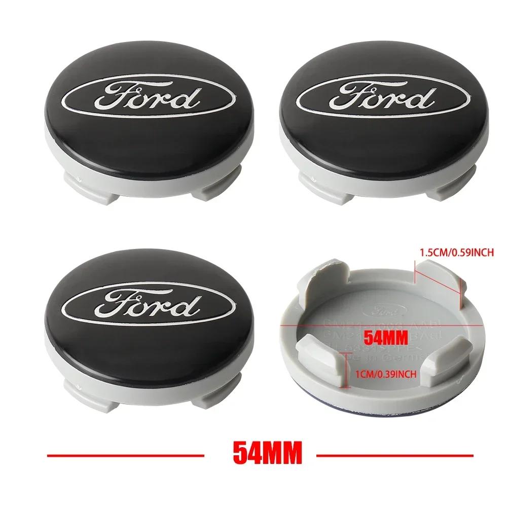 Car Sticker 2026 Ford 2025 Hot 54mm Car Wheel Center Covers Hub Cap Badge Replacement Accessorie For Ford Kuga MAX Transit Monde