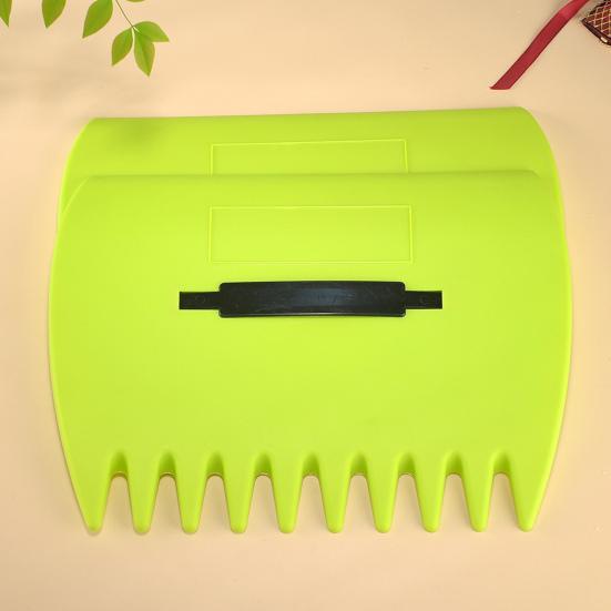 2 пары лопат для листьев ручных грабель большой пластиковый захват для листьев когти садовые лопаты для сбора листьев травы скошенной травы веток мусора