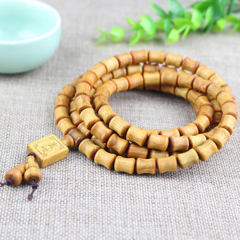 «Браслет Taihang Aged Scars 108 Bead Thuja, парные украшения унисекс»