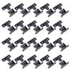 20Pcs Push In Plinth Panel Furniture Connectors Bracket Press Fit Panel Clip for Kitchen Cabinets Wardrobe Bed Table