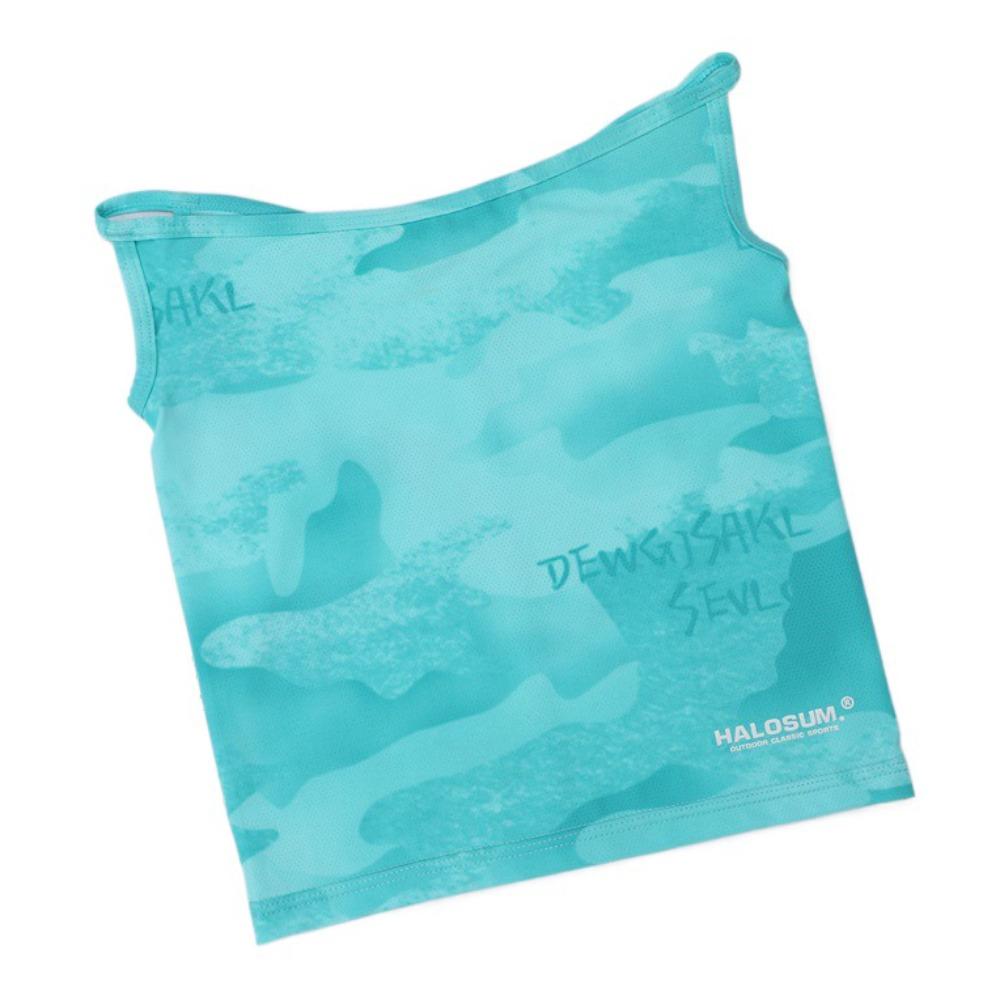 Ear Hanging Sunshade Veil Face Cover Shading Ice Silk Face Mask Sunscreen Face Mask  Sports