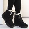 Women Boots Warm Fur Ankle Boots Winter Shoes Heels Snow Boots Winter Botas Mujer Women's Low Heel Boot