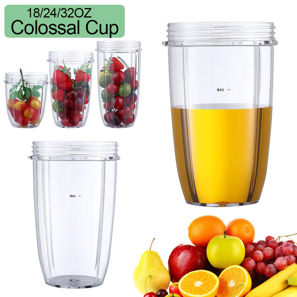 New 18/24/32oz Blender Model For NutriBullet Nutri Colossal Cup Juicer Mug Replacement