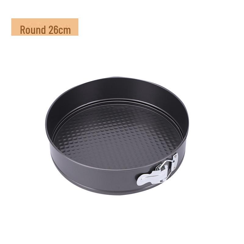 Форма для торта «Трансграничный»: Круглая/квадратная, антипригарная, устойчивая к высоким температурам, легкоочищаемая, съемное дно, надежная застежка