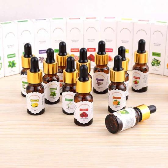 10 мл/бутылка натурального эфирного масла для ароматерапии для увлажнителя ароматической лампы