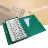 28 Pcs Portable Dominoes Set Travel Game Block with Case Educational Toy Dot Dominoes Board Game for Party Games Night
