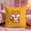 AnimalAdorable Shiba inuS Cushion Cover Premium Comfort Reversible Pillow Cove Two in One Design for Any Room  Car Interior