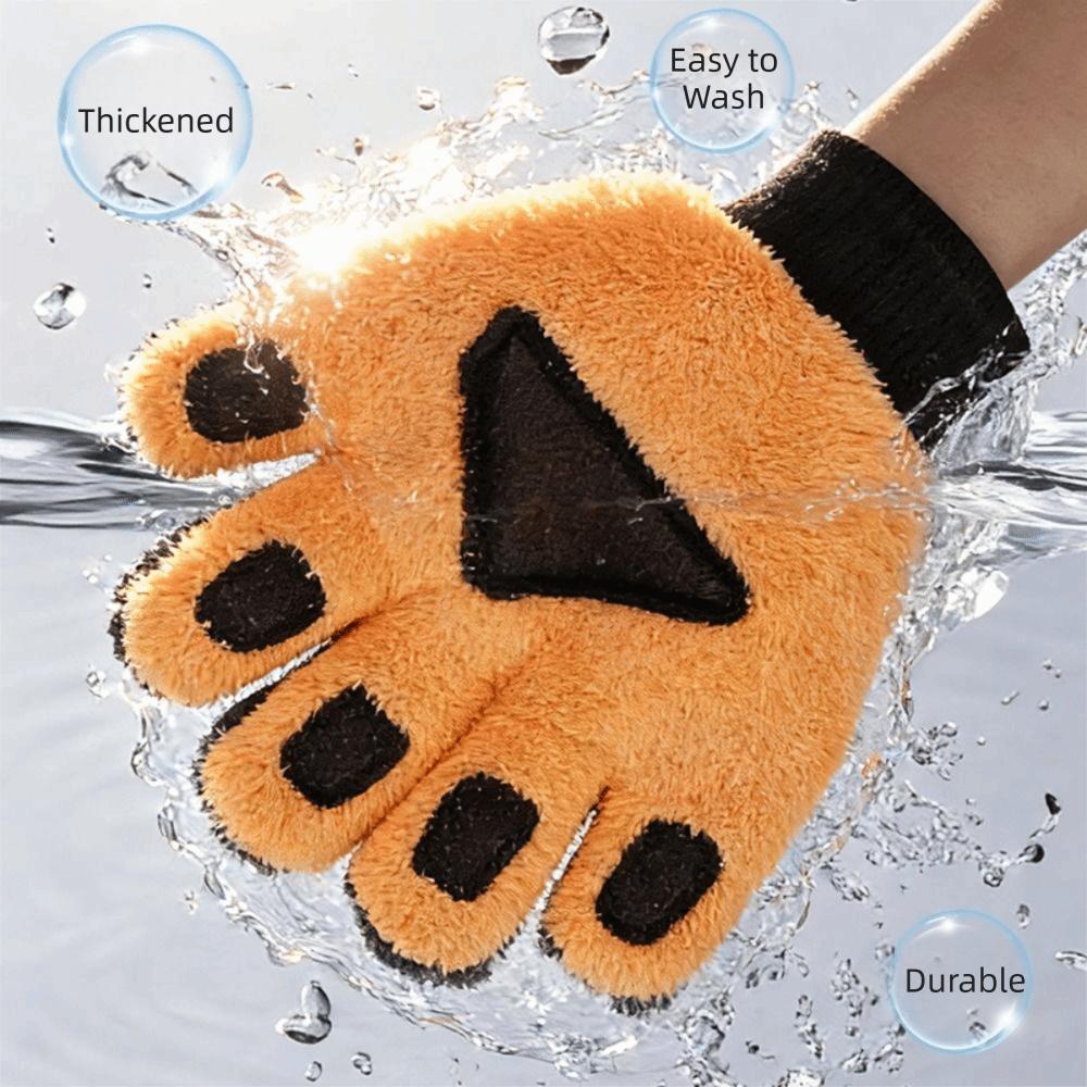 Soft Absorbent Car Wash Glove Coral Fleece Car Cleaning Brush Cleaning Gloves  Vehicle Cleaning