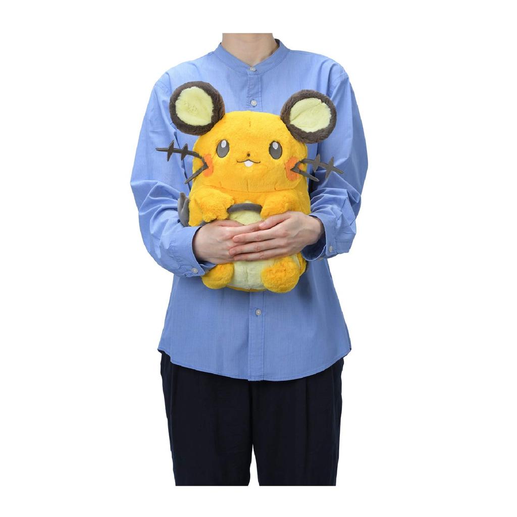 POKEMON Center Original Fluffy Hug Plush Dedenne 36 x 32 x 23 (В x Ш x Г: см)