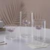 European-style Candlestick Transparent Candle Stand Creative Glass Candle Holder  Banquet