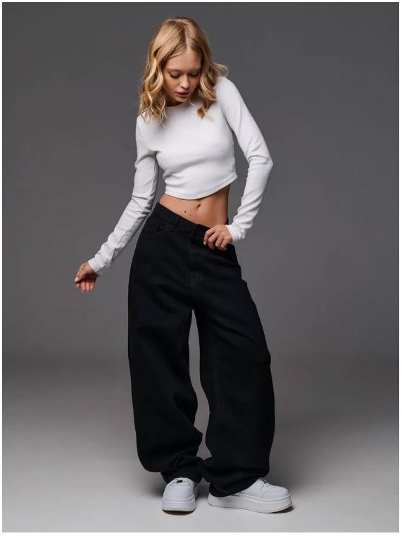 Женские широкие джинсы 2025 года - Осенняя модная коллекция