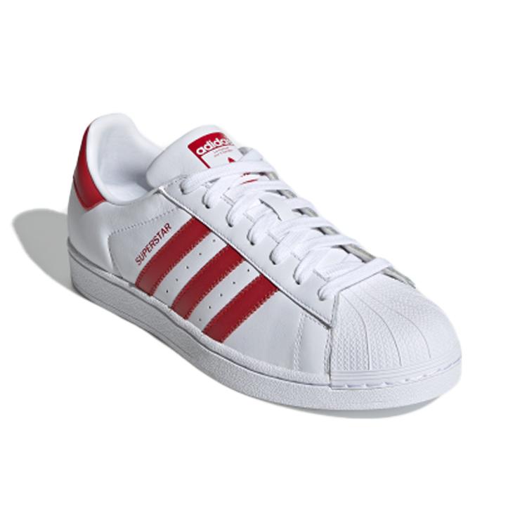 Adidas Superstar 'White Scarlet' BD7420