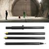 4 Section Prismatic Pole, Level Bubble 2 Meter Total Station Prismatic Pole Aluminum Alloy for Tunnel Subway Mine Highway