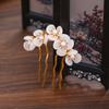 Pearl For Women Headwear Disk Hair U Shaped Hairpin Hair Accessories Hair Fork Flowers Hair Stick