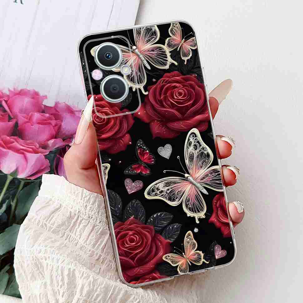 Для Oppo A96 5G 6.43" PFUM10 Чехол PHA120 Роскошный Любовь Милый Кот ТПУ Мягкий Силиконовый Чехол Для Oppo Reno7 Z 5G CPH2343 Корпус Телефона