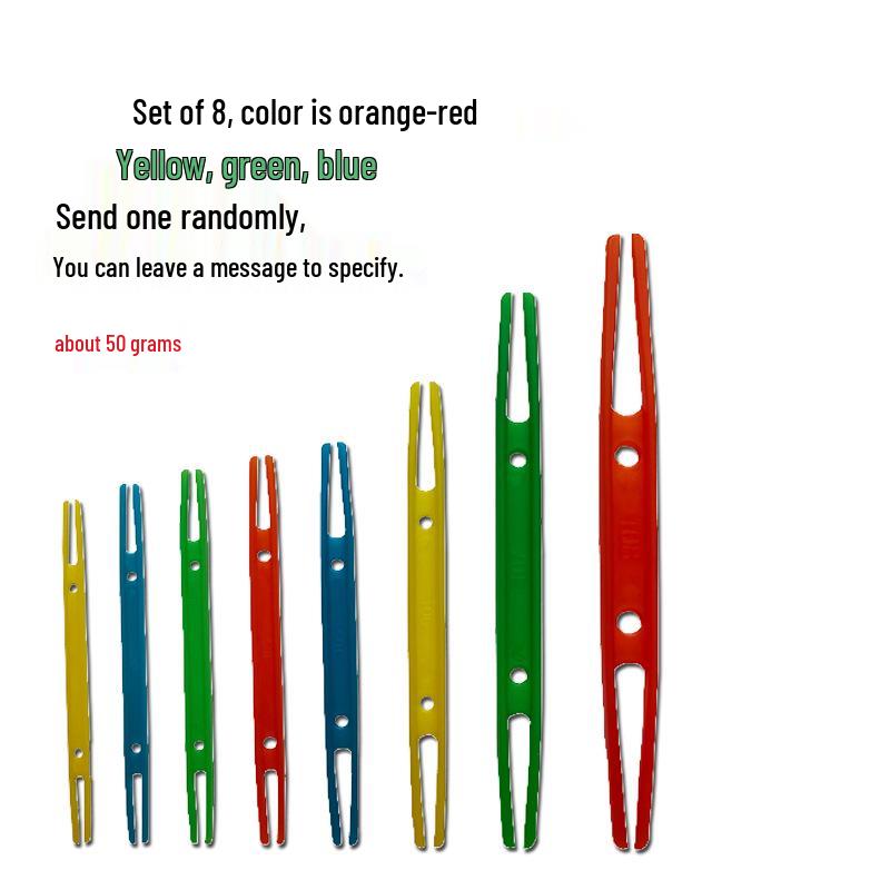 Двусторонний пластиковый челнок для плетения сетей, ремонта рыболовных сетей и многоцелевой инструмент для намотки лески