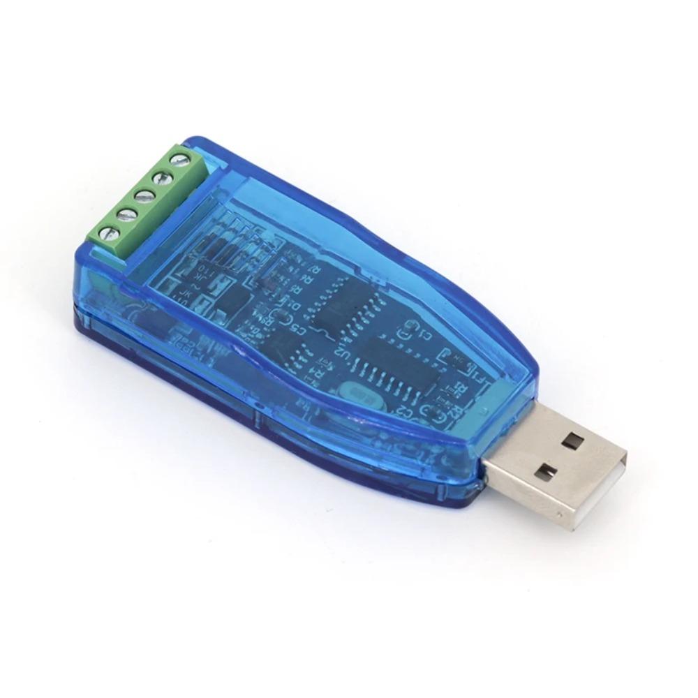 Industrial USB to RS485 RS232 Converter Upgrade Protection USB V2.0 Serial Download Cable for PLC Sensor Inverter Instrument
