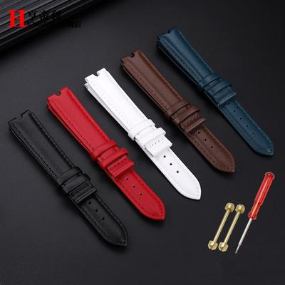 Для VERSACE PALAZO браслет Medusa из натуральной кожи с надрезом, ремешок для часов 18 мм, женский ремешок для часов VECQ00418/00118, женский браслет