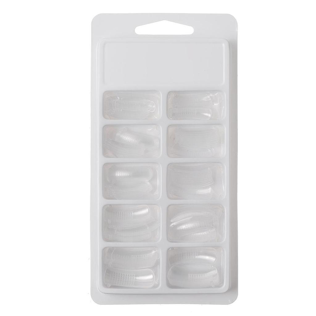 100/20 шт прозрачный дизайн ногтей быстрое наращивание полигель для наращивания ногтей формы маникюрный инструмент