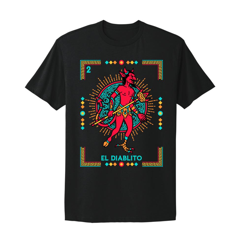 El Diablito Tarjeta Loteria Mexican Bingo T-Shirt Unisex T-Shirt