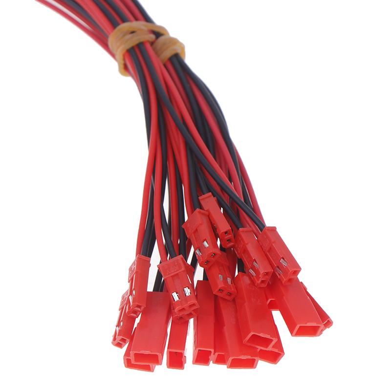 10 пар разъемов «папа-мама» Syp Terminal Wire Jst Plug Cable 2 Pin для Rc Bec Battery Adapter Helicopter Diy Fpv Drone