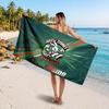 South Sydney Rabbitohs Customized Name Text Beach Towel, Soft Absorbent Towel Beach Pool Travel Personal Gift