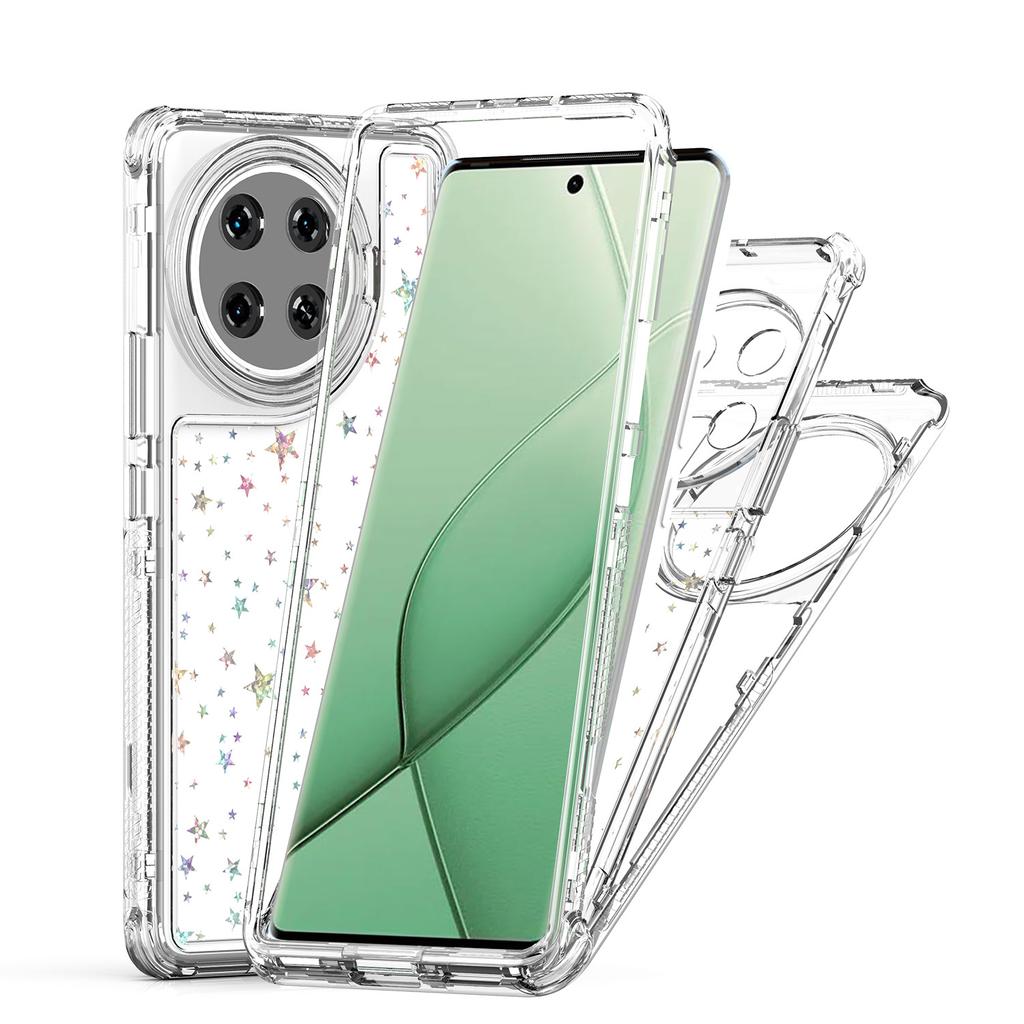 For TECNO Spark 20 Pro+ Case Precise Cutouts Acrylic TPU Clear Phone Cover with Laser-printed Film