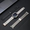 Титановый ремешок+металлический корпус для Apple Watch Ultra 1/2 49 мм Серии 10 46 мм Мужской Магнитный браслет для Iwatch 9 8 7 6 5 SE 45 мм 44 мм