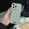 Эстетичный чехол-цепочка с полосатым узором для iPhone 17 16 15 14 13 Pro Max 17 16 15 14 13 12 Pro XR Ударопрочный чехол