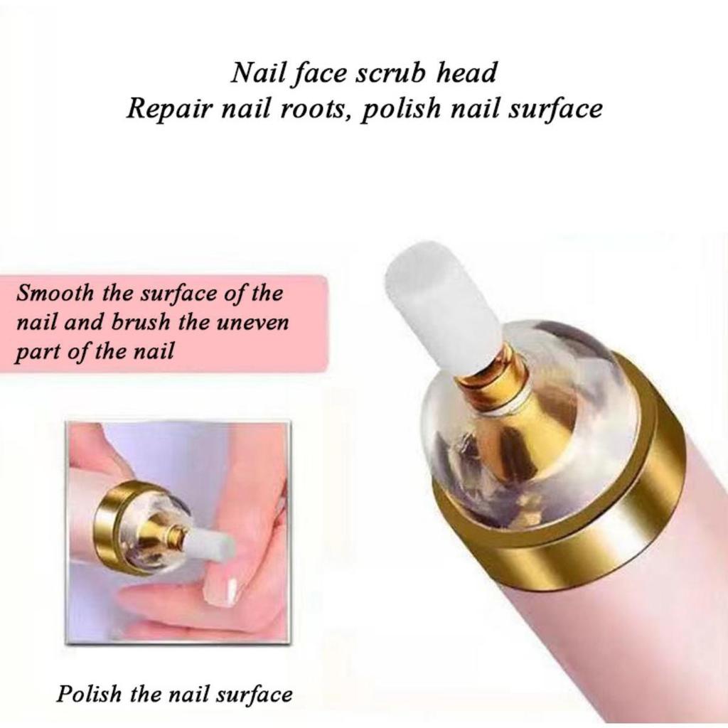 Электрическая маникюрная фреза для маникюра с легкой художественной ручкой, инструменты для удаления геля, машина для полировки ногтей «пять в одном», пилка для ногтей