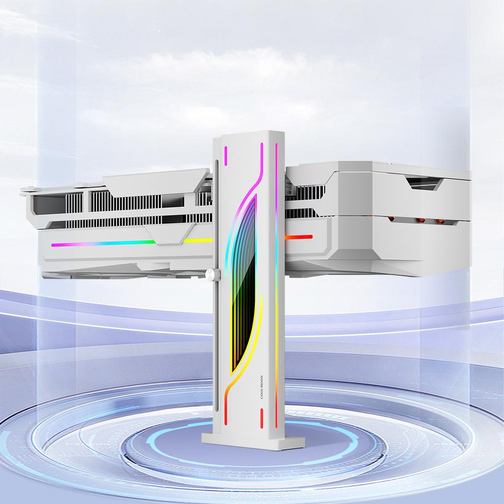 Поддержка графической карты 5V ARGB GPU Brace Регулируемая высота Вертикальная поддержка GPU