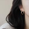 Earrings Niche Design High-end Plain Circle Earrings Earbud Earrings New Trendy Women
