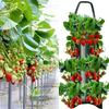 4/6/8/10-Hole Hanging Planting Bag Fabric Pouch For Plant Aeration & Growth Easy Harvesting Of Vegetables Roses Strawberry