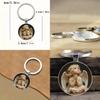 Small Angel Keyring With Time Gem Jewelry Silver Zinc Alloy For Special Occasions