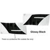2pcs Glossy Side Fender Hash Marks Stripe Decals Stickers For Chevy Corvette Camaro