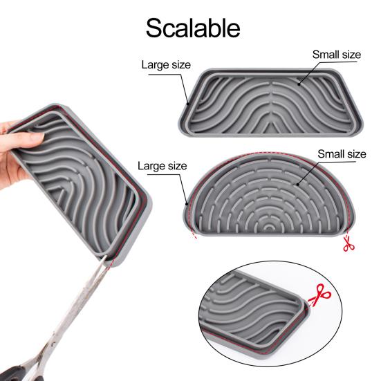 Диспенсер для воды на холодильник, поддон для капель, силиконовый брызговик, ловушка для капель воды на холодильник, поддон, коврик, коврик для дома, кухни, принадлежности