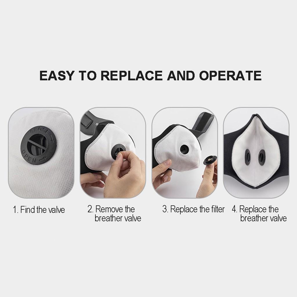 Aum PM2.5 Маска против загрязнения KN95 PM2.5 Маски для лица от воздушной пыли Моющаяся и многоразовая крышка для рта KF94 FFP2