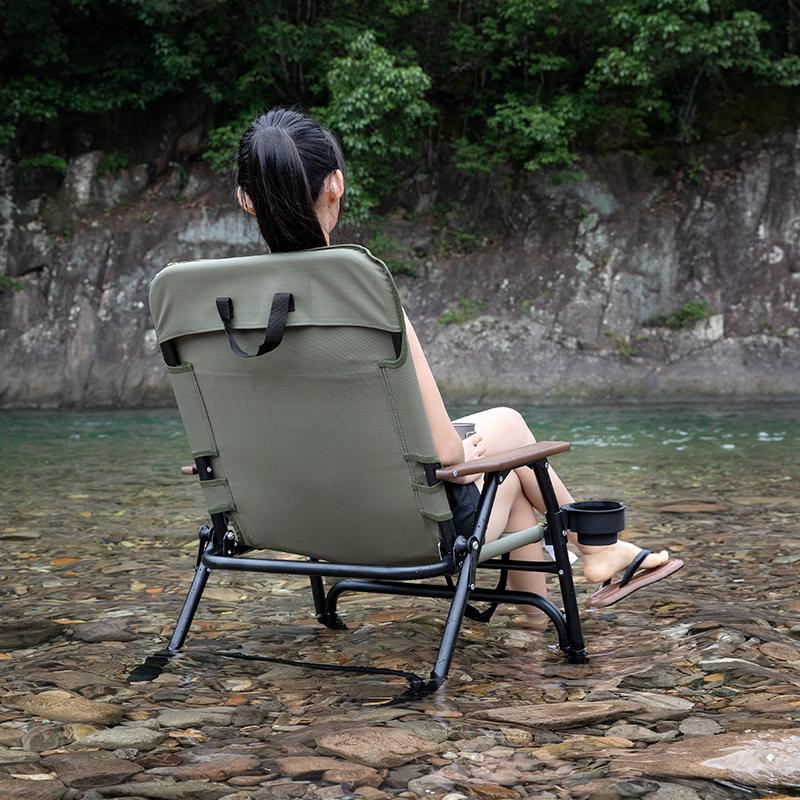 ZISIZ Outdoor Portable Double Folding Sofa Chair