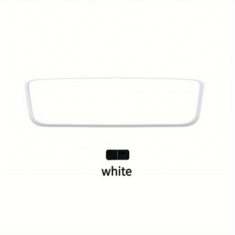 1 Suitable for Tesla Rearview Mirror Silicone Cover Model 3/Y Car Rearview Mirror Protective Frame Silicone Set Decoration