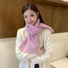 Women's Korean Style Alpaca Wool Scarf - Thick, Warm, Solid Color Winter Neck Warmer