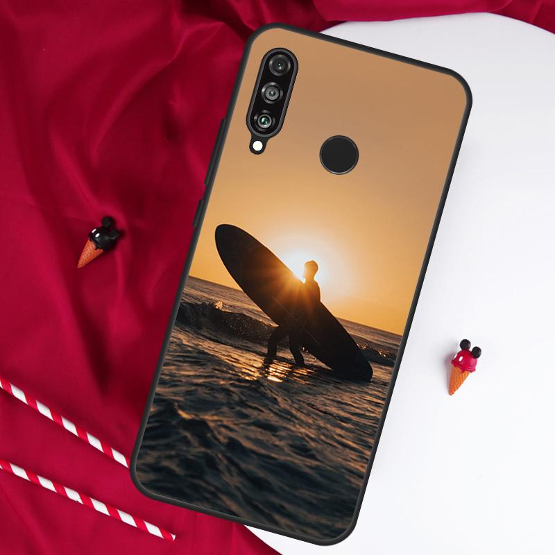 Чехол-серфборд для Huawei Nova 12s 11i 12i 7i 8i Y73 Y70 Y90 Y60 Y72 Y61 Y91 9 10 SE P30 Pro P40 Lite