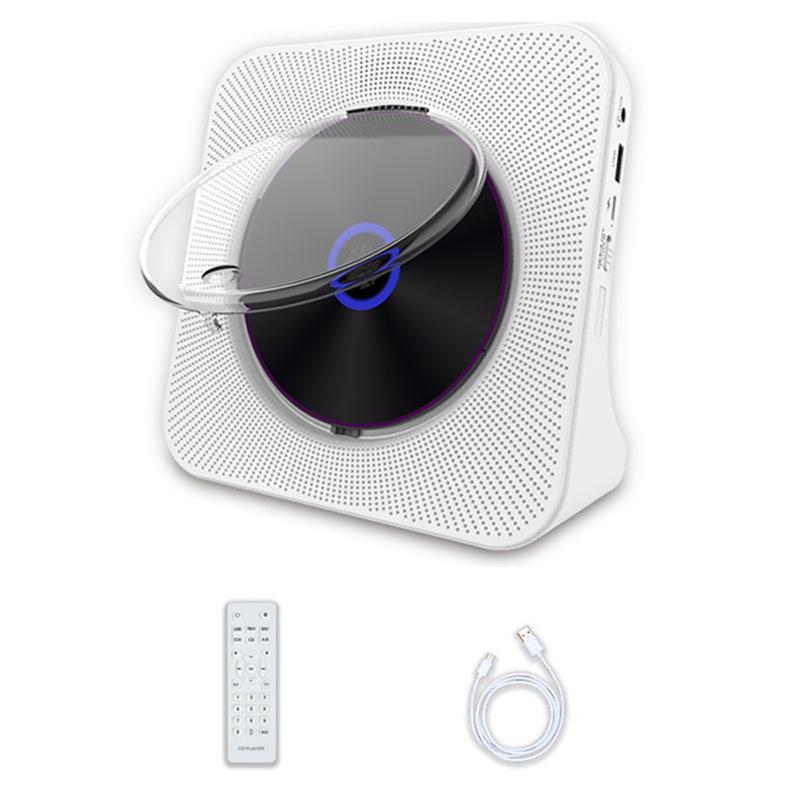 Портативный домашний проигрыватель компакт-дисков, FM-радио, настенный ретро-совместимый с Bluetooth музыкальный диск, компакт-диск с альбомом