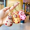 Cute Capybara Dudu Bubble Keychain Durable Silicone Gift For Women And Kids In Various Colors