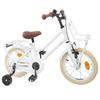 Kids  Bike 16 Inches for Ages 4 6 White