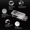 2X For 8q A1 A3 A4 A5 A6 A7 Q3 Q5 Q7 SQ3 SQ5 SQ7 S3 S4 S5 S6 S7 sline quattro allroad RS Led Car Door Welcome Light lamp bulbq8