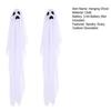 2 Pcs Halloween Hanging Ghosts Spooky Outdoor Light-Up Flying White Ghosts