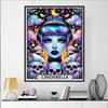 Disney Diamond Painting Cinderella Dark Neon Style Illustration Mosaic Art DIY Cross Stitch Embroidery Set Full Diamond Home Decor Gift