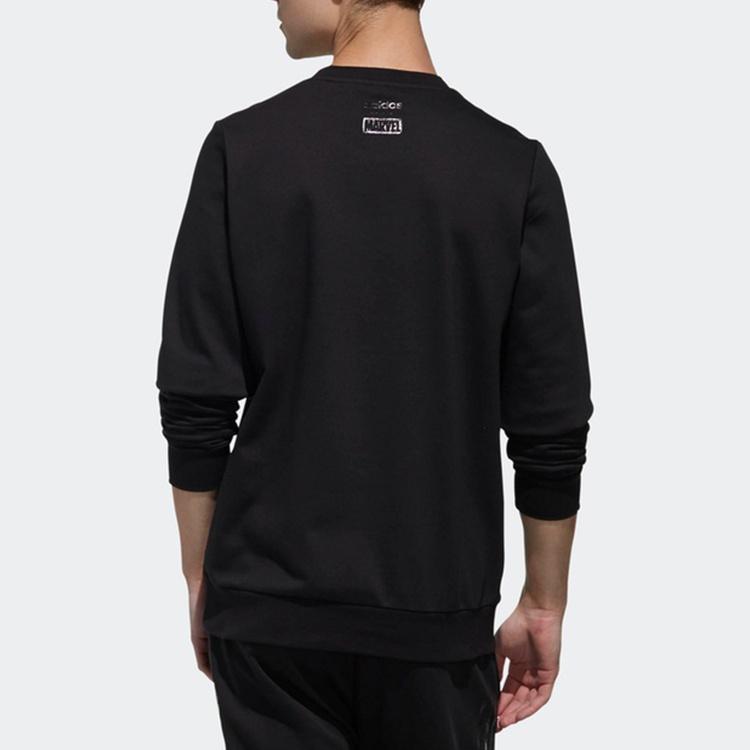 adidas neo U AVNGRS SWT Casual Sports Round Neck Pullover Black Men's DW7810