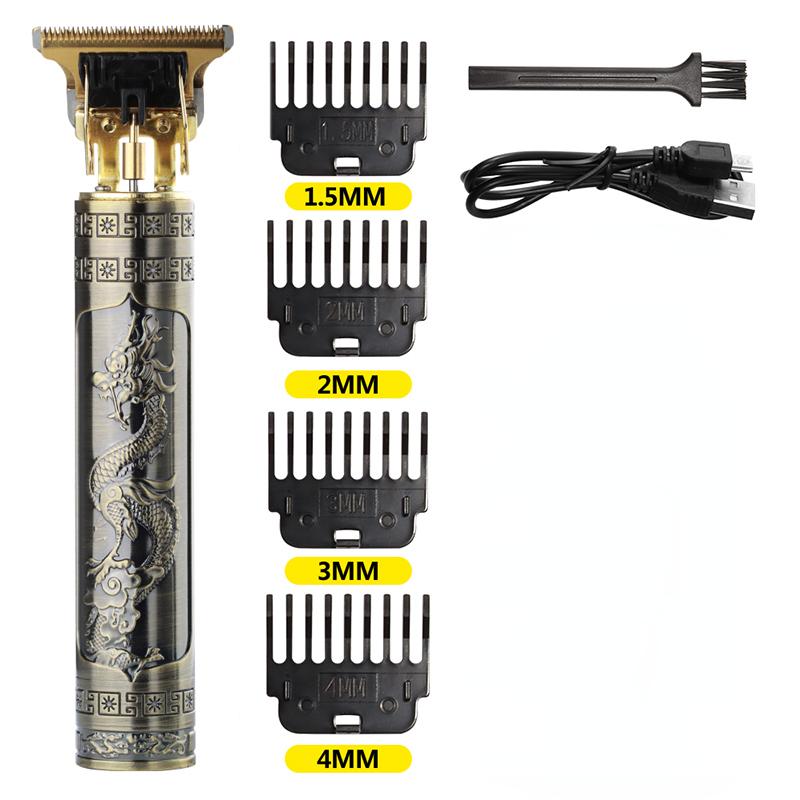 Vip Прямые продажи T9 Машинка для стрижки волос Триммер для волос Электрическая машинка для стрижки волос в стиле ретро с маслом для бороды Электрическая машинка для стрижки волос